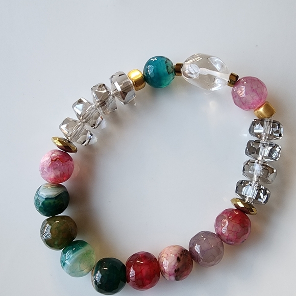 Multicolor Beaded Bracelet - Picture 4 of 6